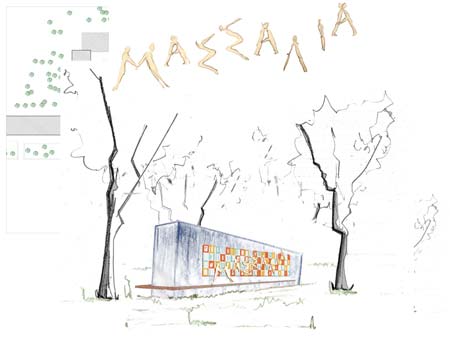 Dessin du monument pour Odessa